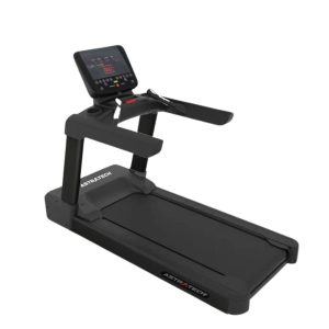 Esteira de academia ergométrica 22km/h preta.