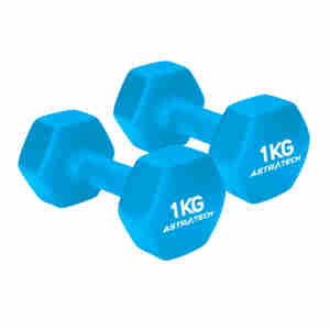 Par de Dumbbell Halter Sextavado Texturizado 1KG