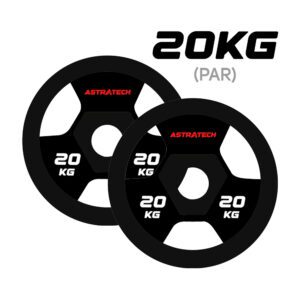 Kit de Anilhas Emborrachadas 20KG (Par)